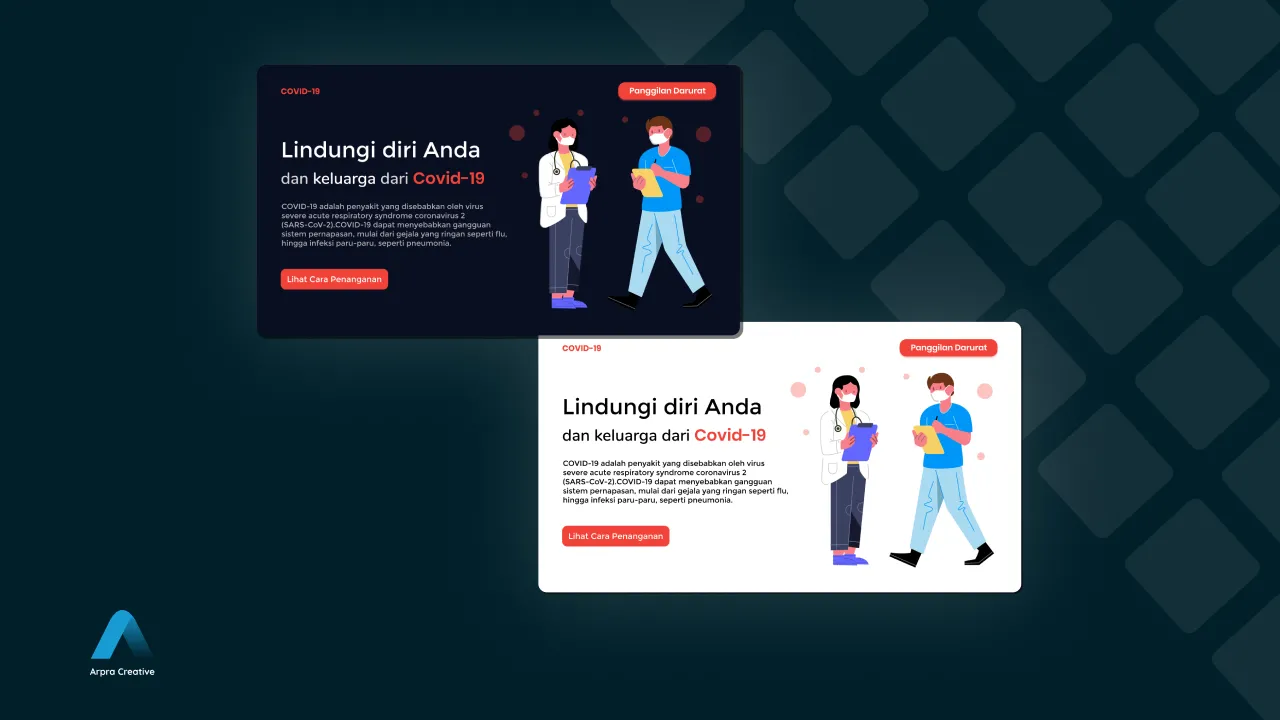 Waspada Corona App Design